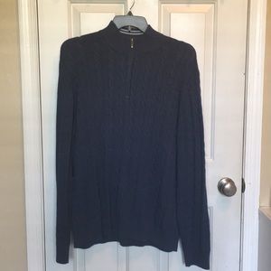 Brooks Brothers 100% Cotton Cable Knit Sweater